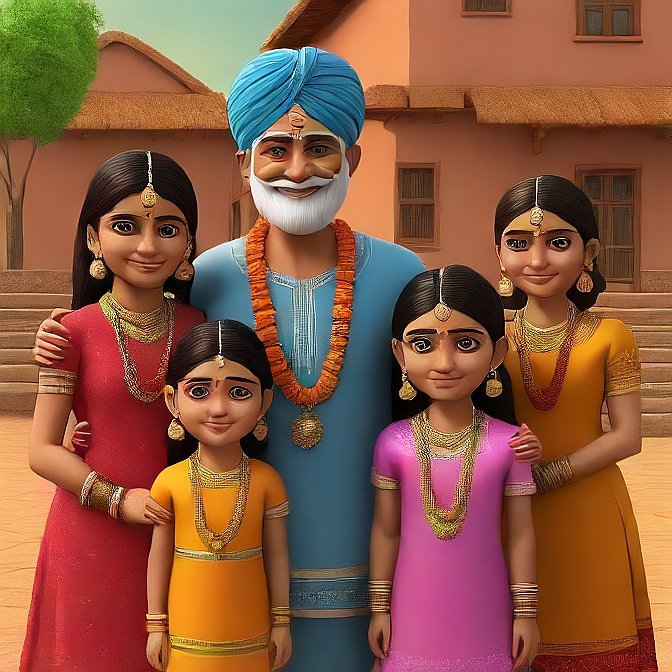 3D cartoon character art